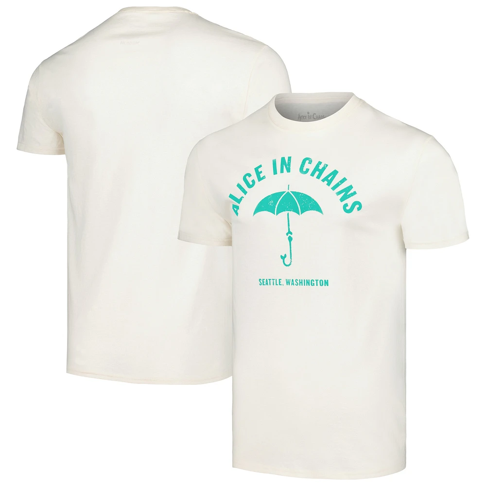 Men's Cream Alice Chains Umbrella T-Shirt