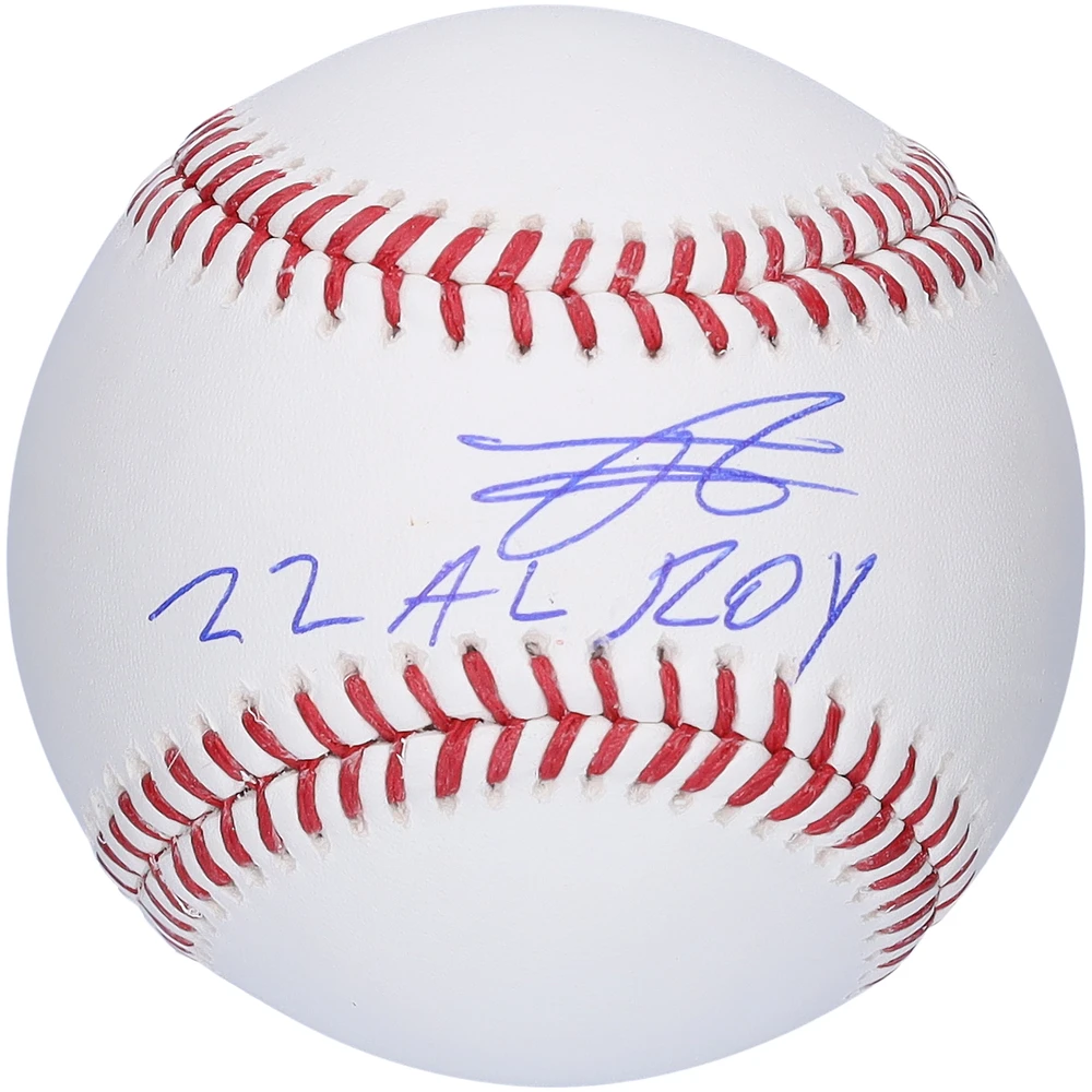 Julio Rodriguez Seattle Mariners Autographed Baseball with "22 AL ROY" Inscription