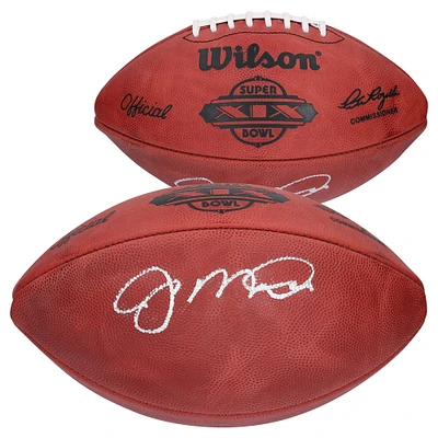 Joe Montana San Francisco 49ers Autographed Wilson Super Bowl XIX Pro Football