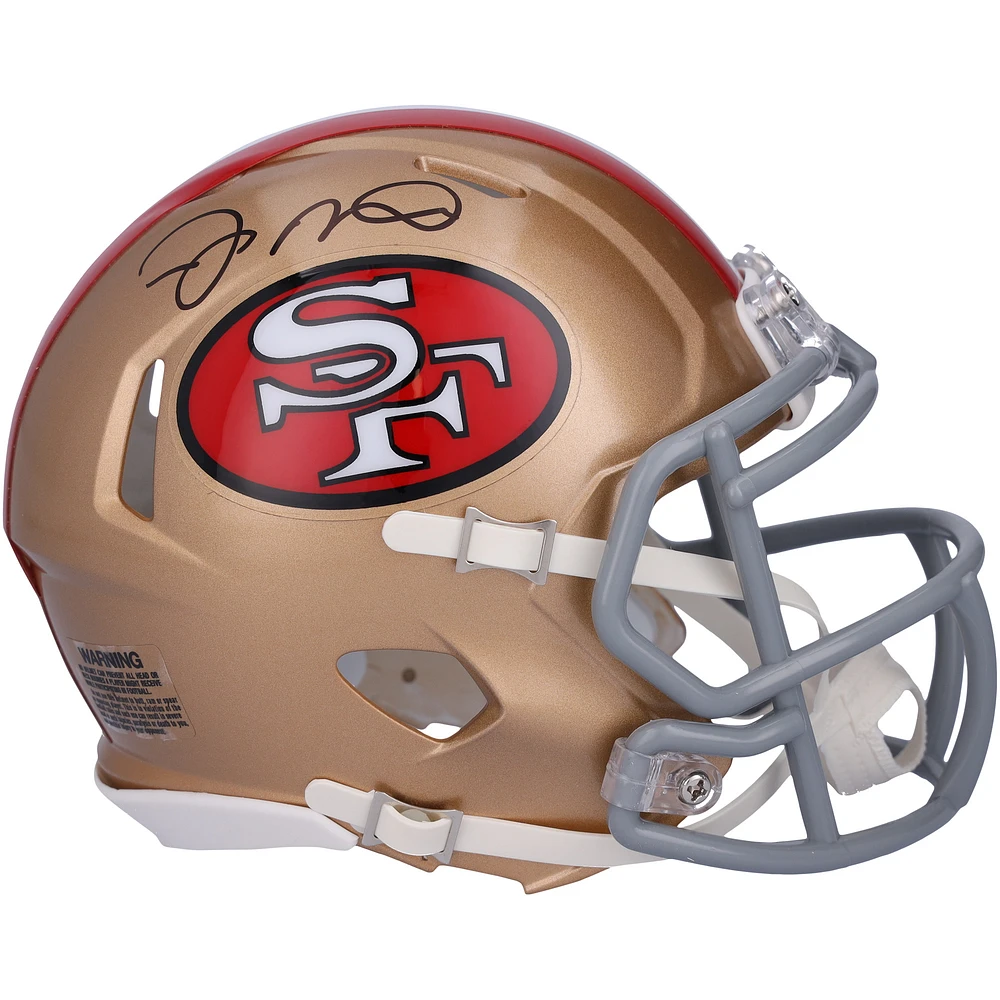 Joe Montana San Francisco 49ers Autographed Riddell 1964-1995 Throwback Speed Mini Helmet