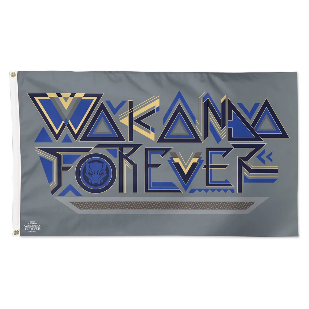 WinCraft Black Panther 3' x 5' Single-Sided Deluxe Flag