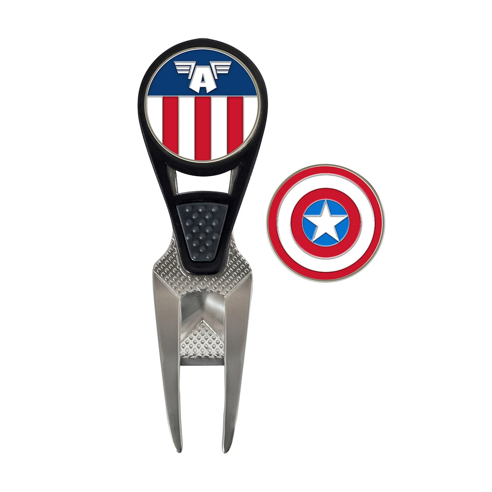 WinCraft Captain America Repair Tool & Ball Marker Set