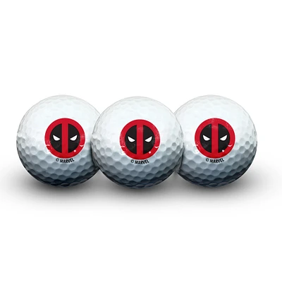 WinCraft Deadpool 3-Pack Golf Ball Set