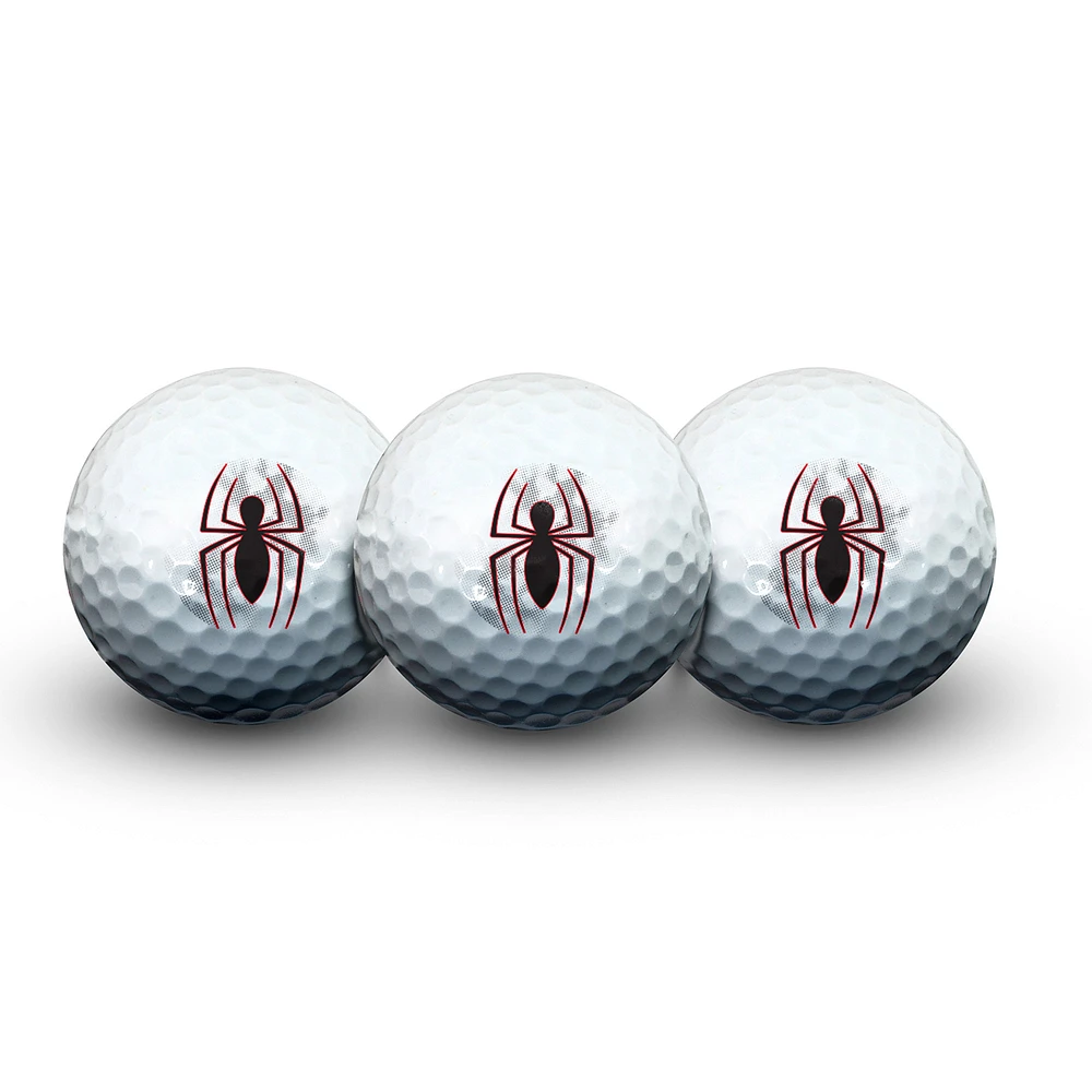 WinCraft Spider-Man 3-Pack Golf Ball Set