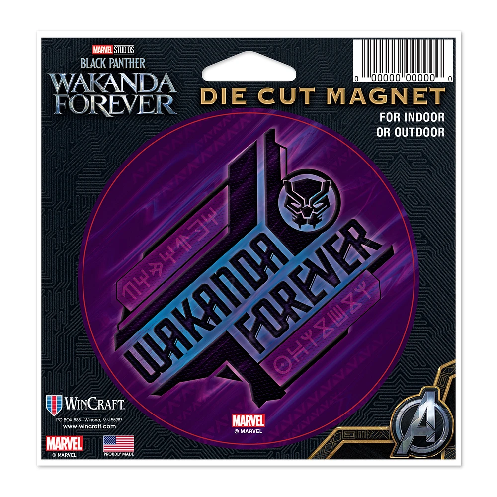 WinCraft Black Panther 4.5" x 6" Die-Cut Magnet