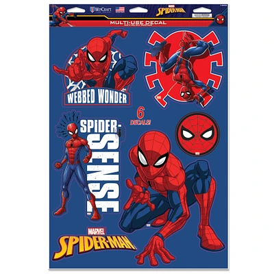 WinCraft Spider-Man 11" x 17" Multi-Use Decal Sheet