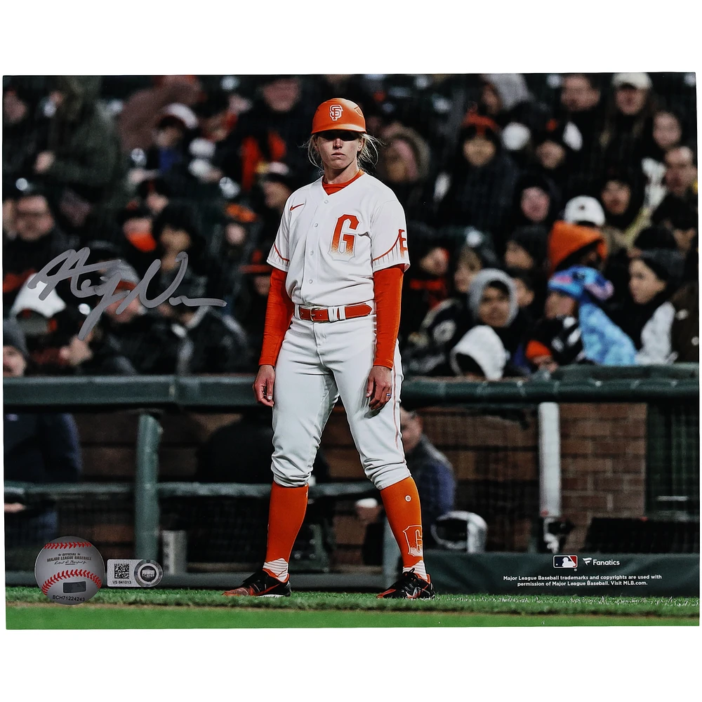 Alyssa Nakken San Francisco Giants Autographed 8" x 10" Coaching Photograph