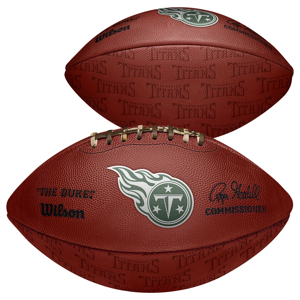 Tennessee Titans Unsigned Wilson Showcase Duke Pro Football