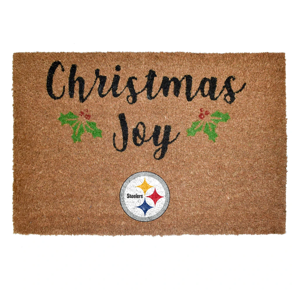 The Memory Company Pittsburgh Steelers 23" x 35" Holiday Door Mat