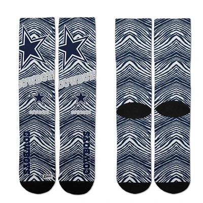Youth For Bare Feet Dallas Cowboys Zubaz Zubified Crew Socks