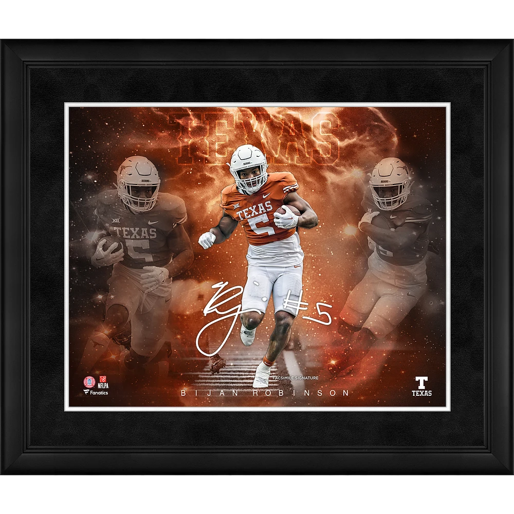 Bijan Robinson Texas Longhorns Framed 16" x 20" Stars of the Game Collage