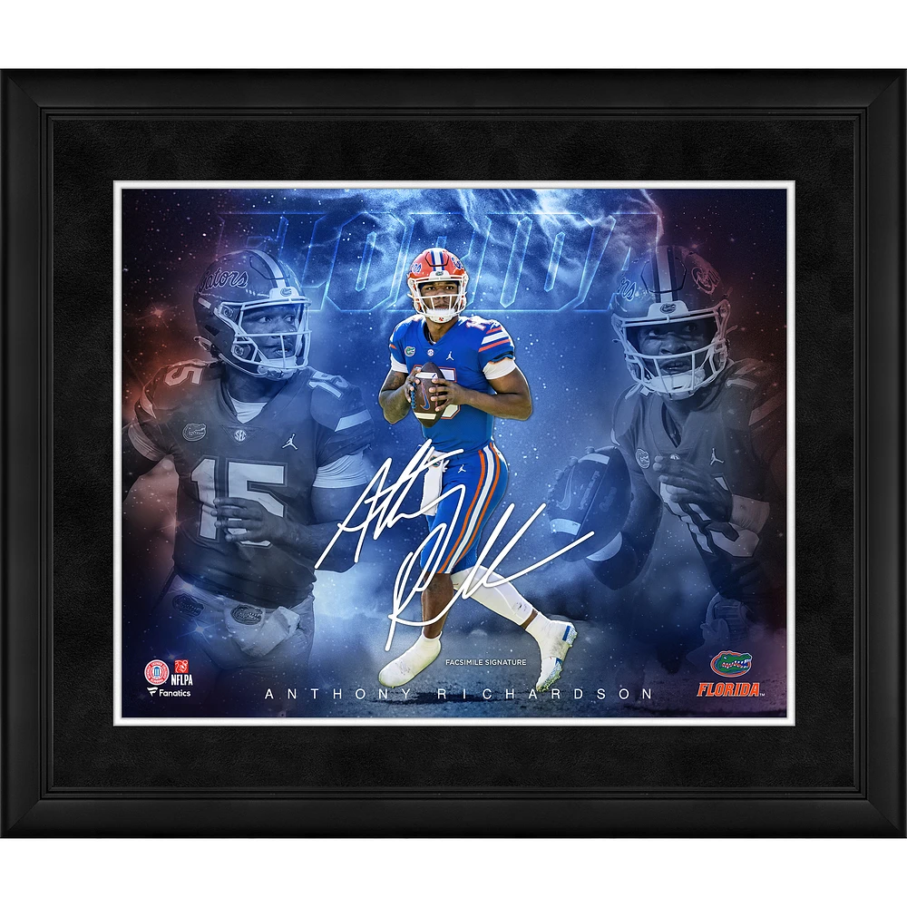 Anthony Richardson Florida Gators Facsimile Signature Framed 16" x 20" Stars of the Game Collage