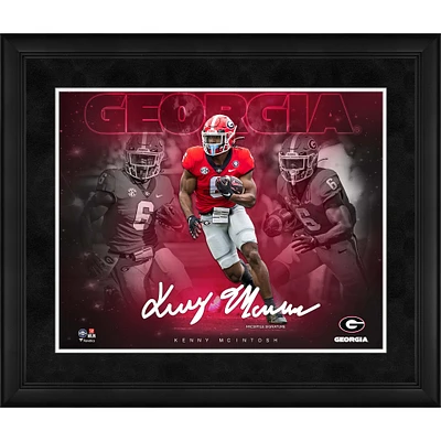 Kenny McIntosh Georgia Bulldogs Framed 16" x 20" Stars of the Game Collage