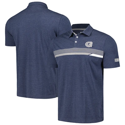 Men's Colosseum Navy Georgetown Hoyas No Problemo Polo
