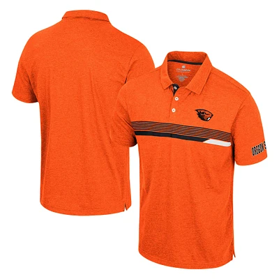 Men's Colosseum Orange Oregon State Beavers No Problemo Polo