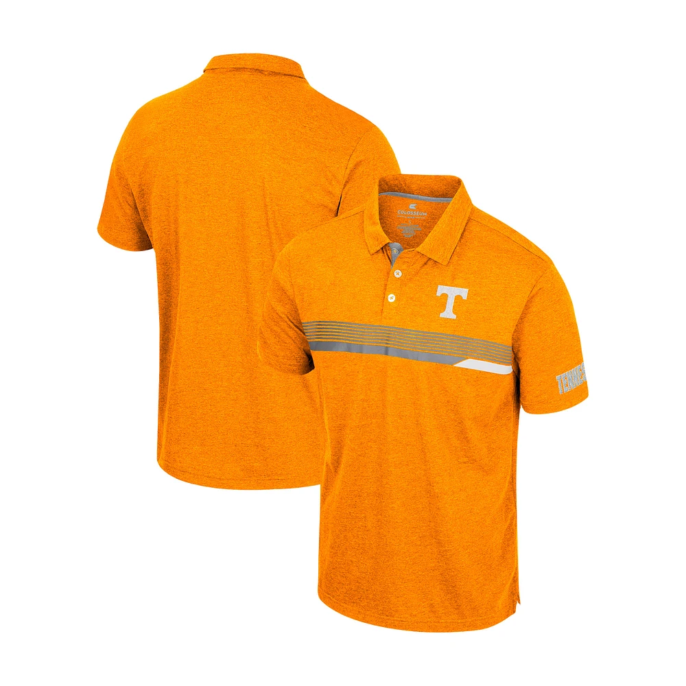Men's Colosseum Tennessee Orange Volunteers No Problemo Polo