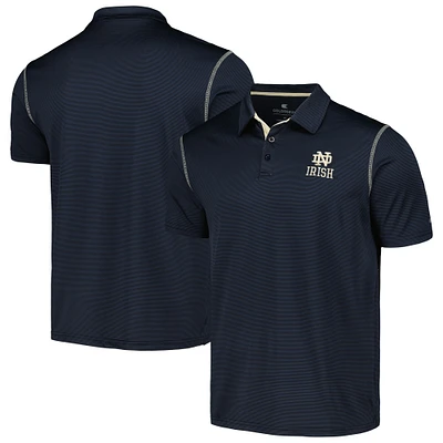 Men's Colosseum Navy Notre Dame Fighting Irish Cameron Polo