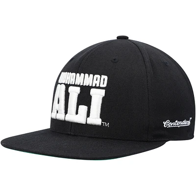 Contenders Clothing Black Muhammad Ali  Snapback Hat