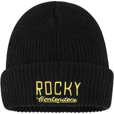 Contenders Clothing Black Rocky Cuffed Knit Hat