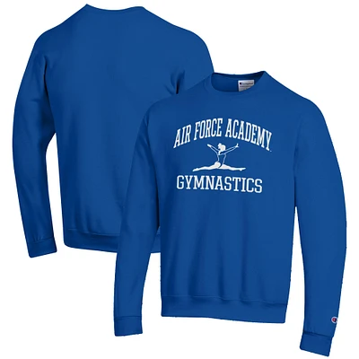 Men's Champion Royal Air Force Falcons Gymnastics Icon Powerblend Pullover Sweatshirt