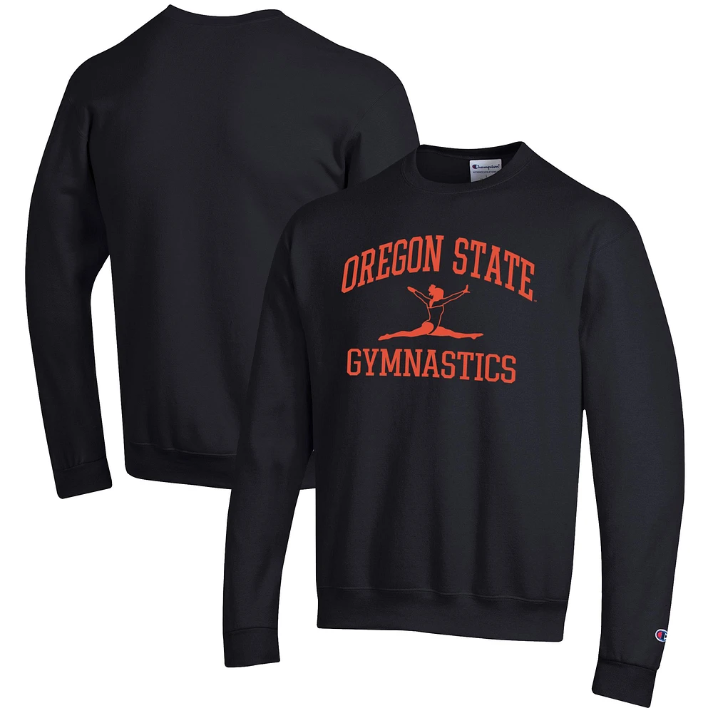 Men's Champion Oregon State Beavers Gymnastics Icon Powerblend Pullover Sweatshirt