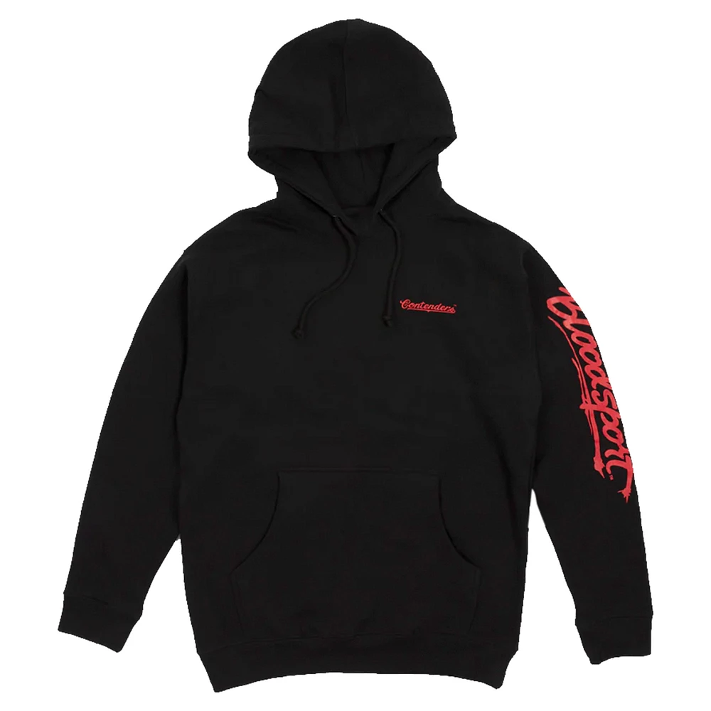 Men's Contenders Clothing Black Bloodsport Title Pullover Hoodie