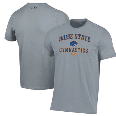 Men's Under Armour Gray Boise State Broncos Gymnastics Performance T-Shirt