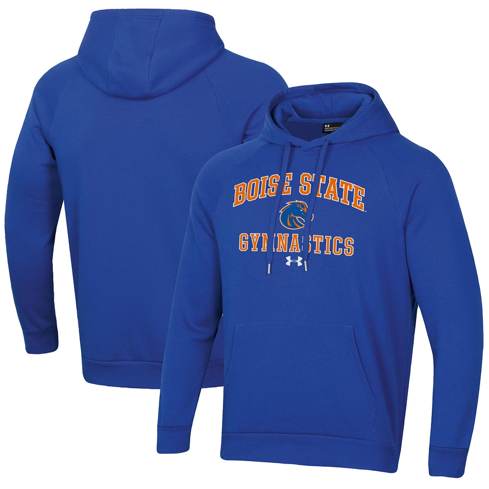 Men's Under Armour Royal Boise State Broncos Gymnastics All Day Fleece Pullover Hoodie