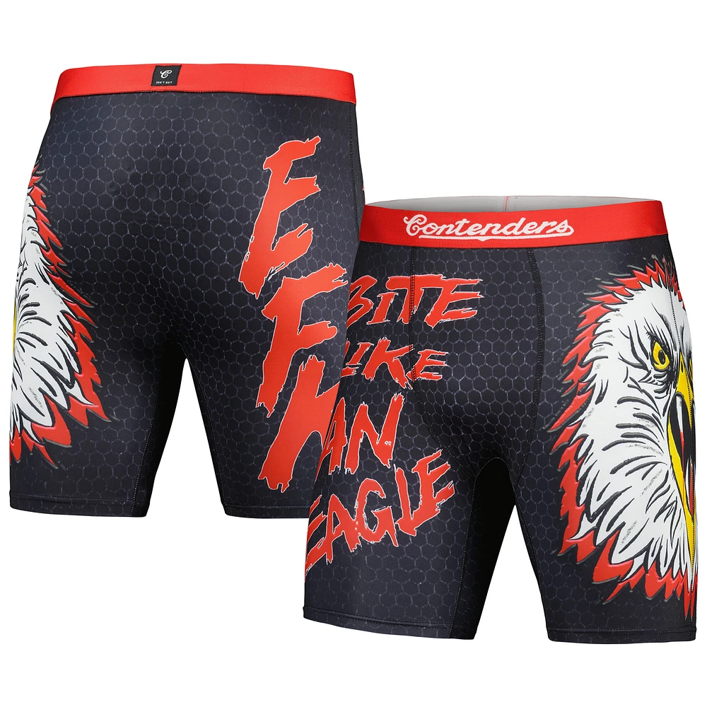 Men's Contenders Clothing Black Cobra Kai Eagle Fang Karate Boxer Briefs
