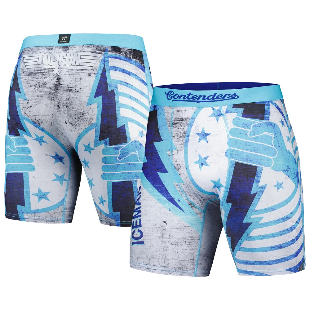 Men's Contenders Clothing Light Blue Top Gun Ice Man Boxer Briefs