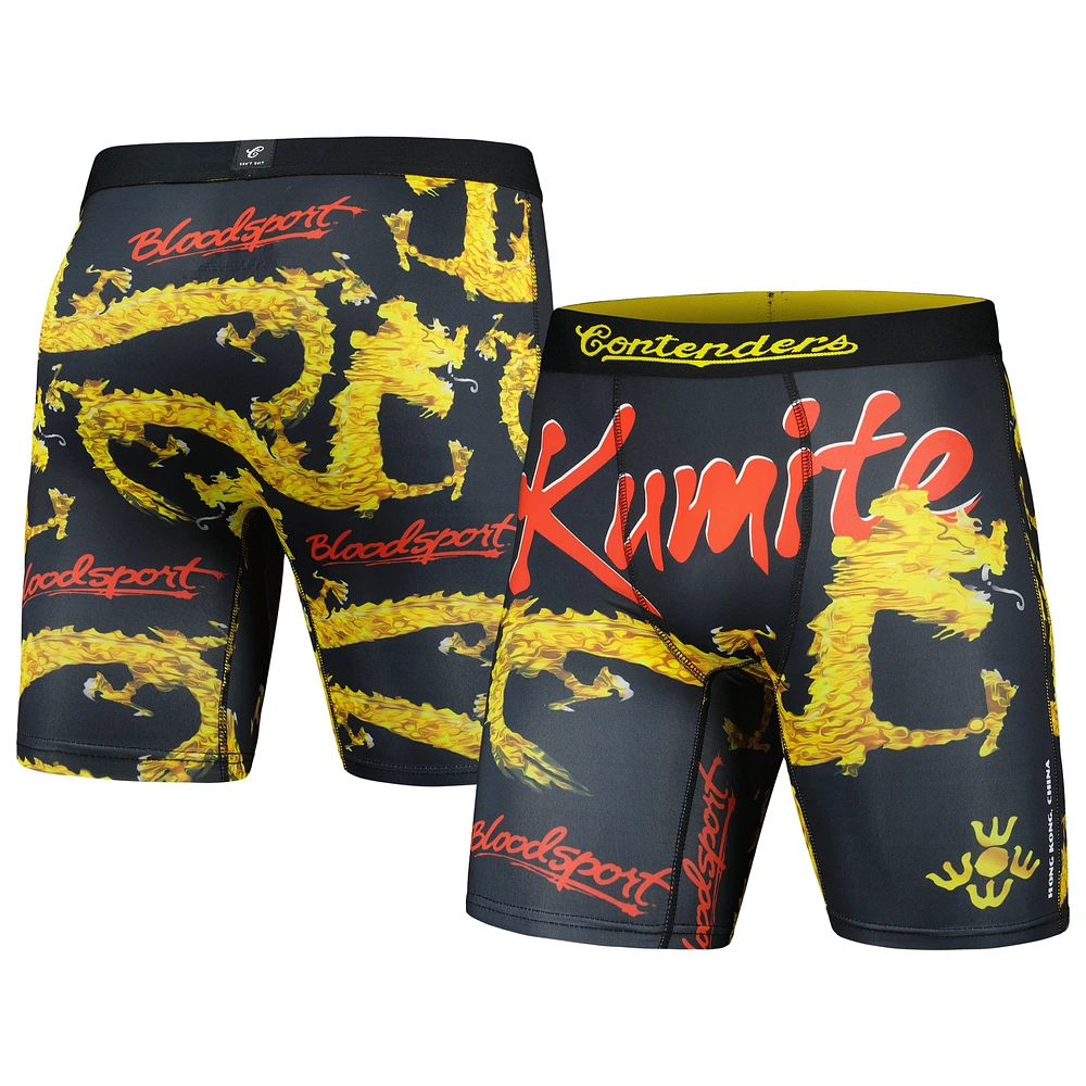 Men's Contenders Clothing Black Bloodsport Kumite Boxer Briefs
