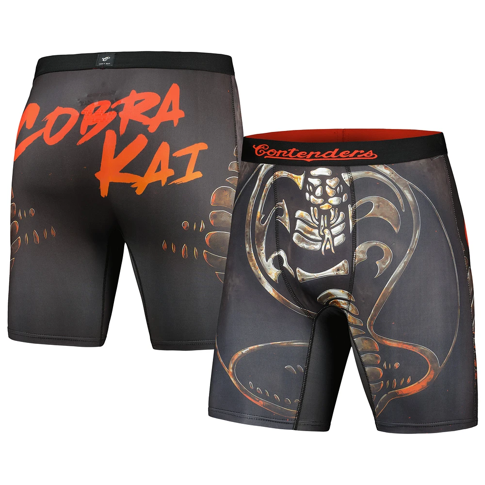 Men's Contenders Clothing Black Cobra Kai New School Boxer Briefs