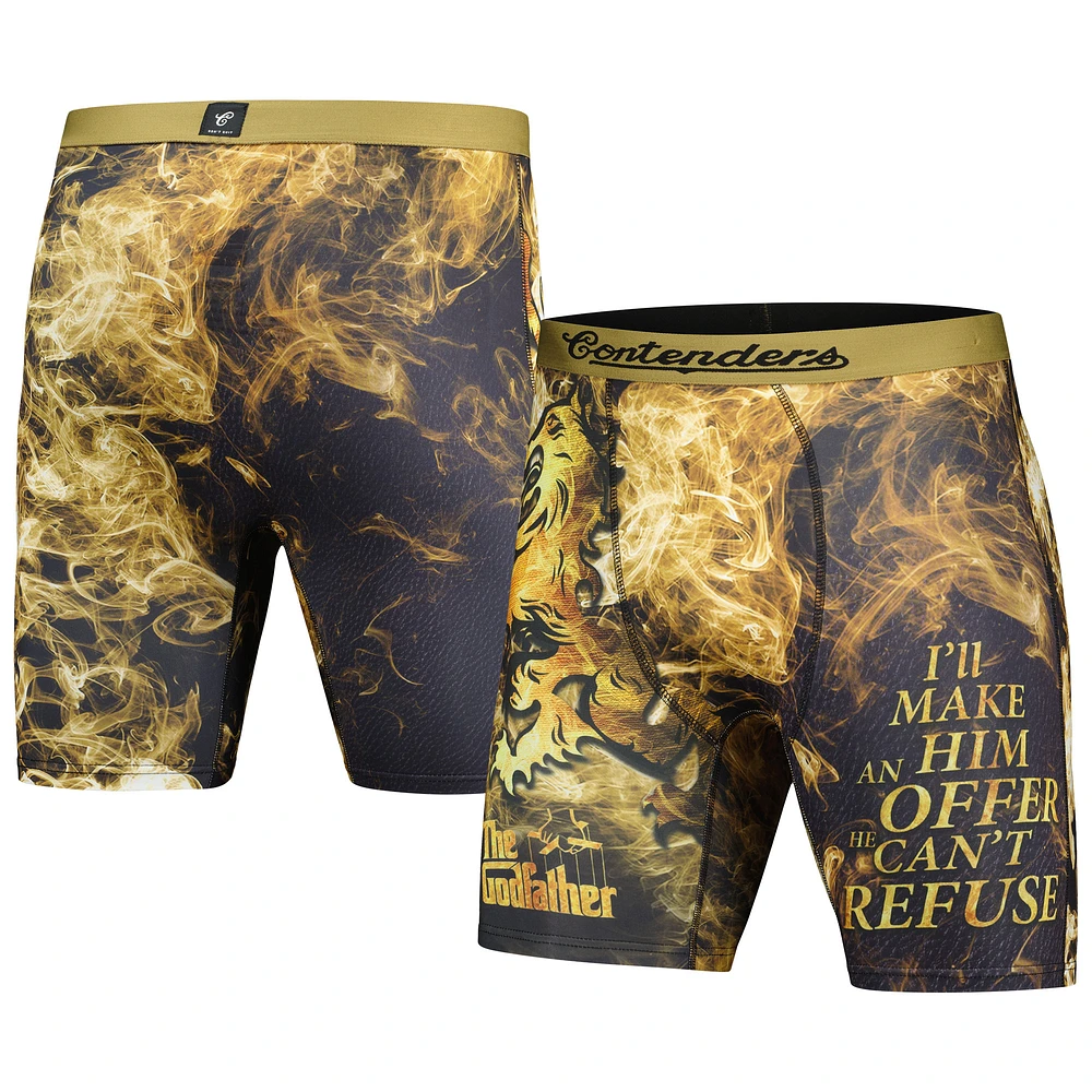 Men's Contenders Clothing Black The Godfather Offer Boxer Briefs