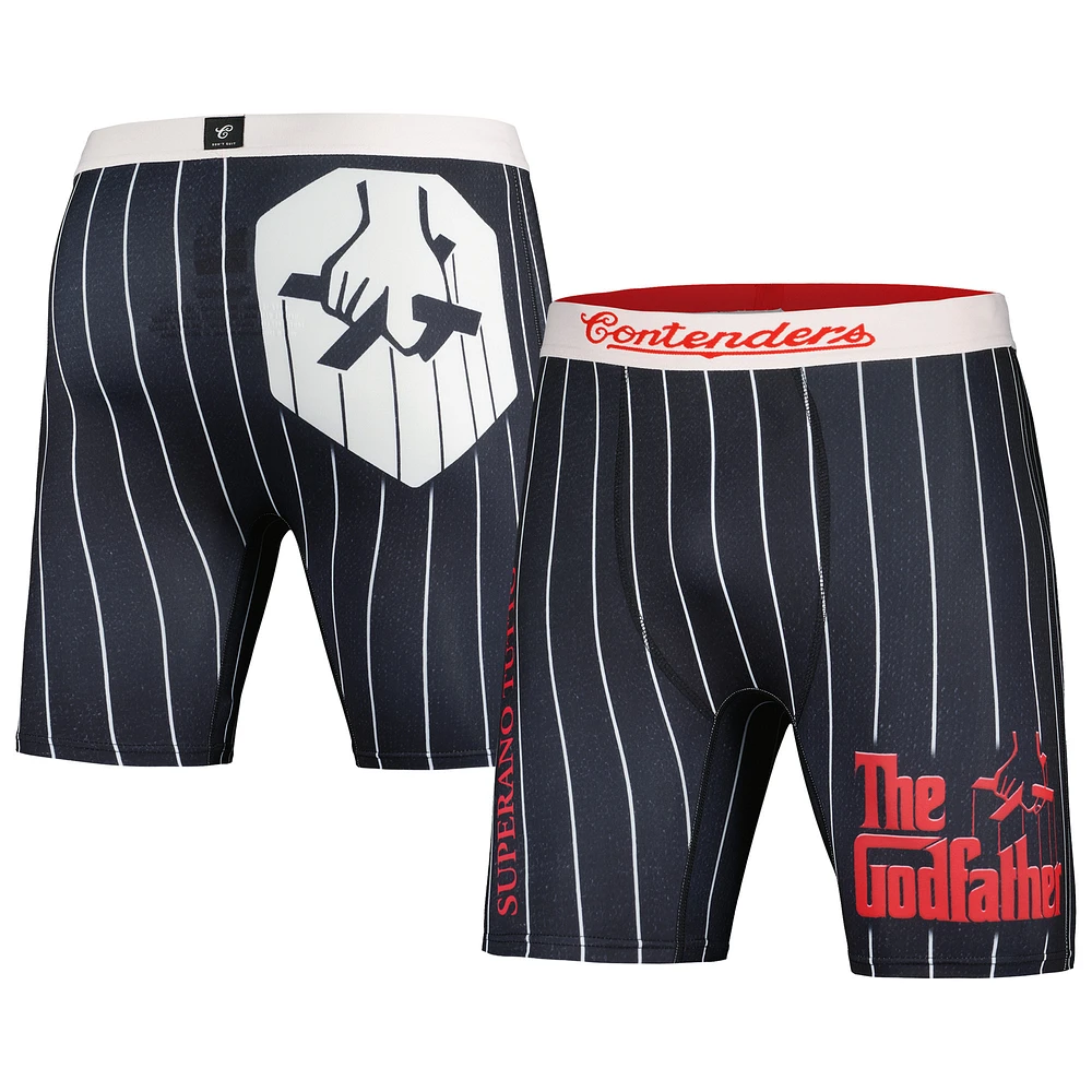 Men's Contenders Clothing Black The Godfather Don Boxer Briefs
