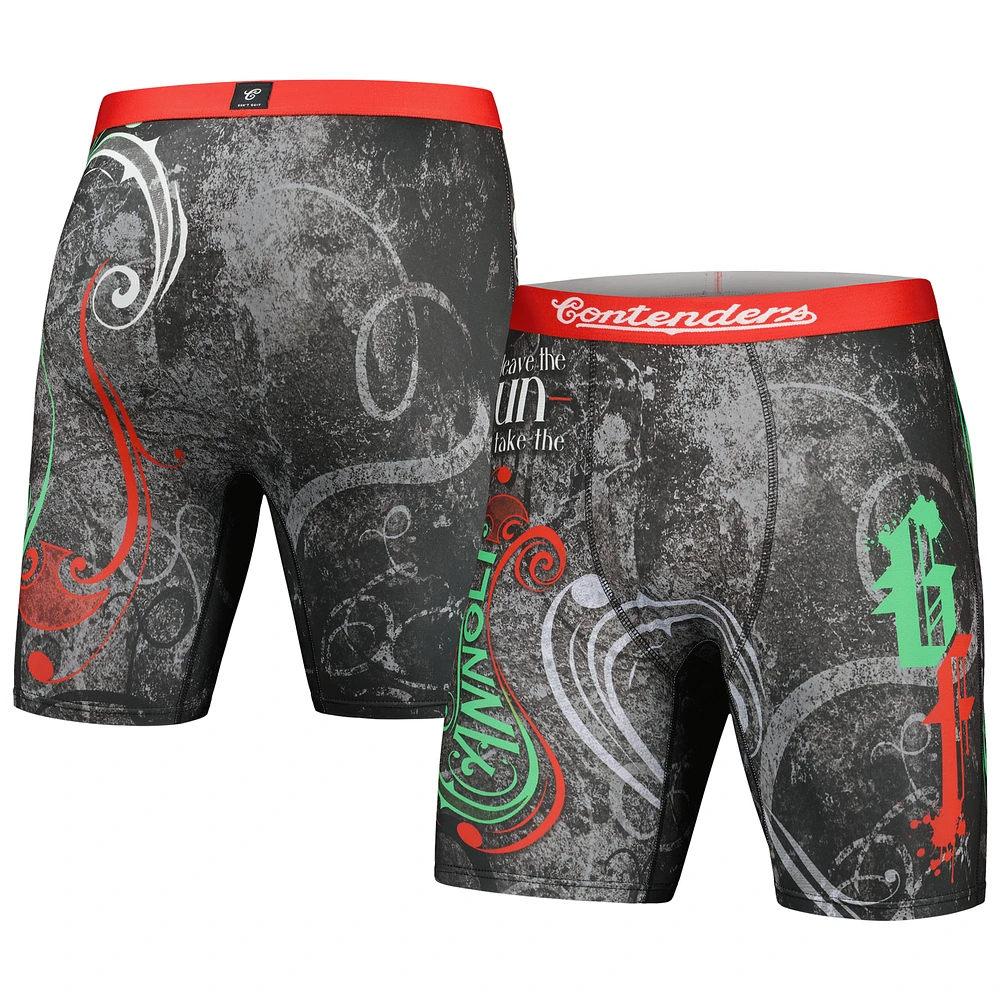 Men's Contenders Clothing Black The Godfather Cannoli Boxer Briefs