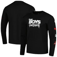 Men's Contenders Clothing Black The Boys Logo Long Sleeve T-Shirt