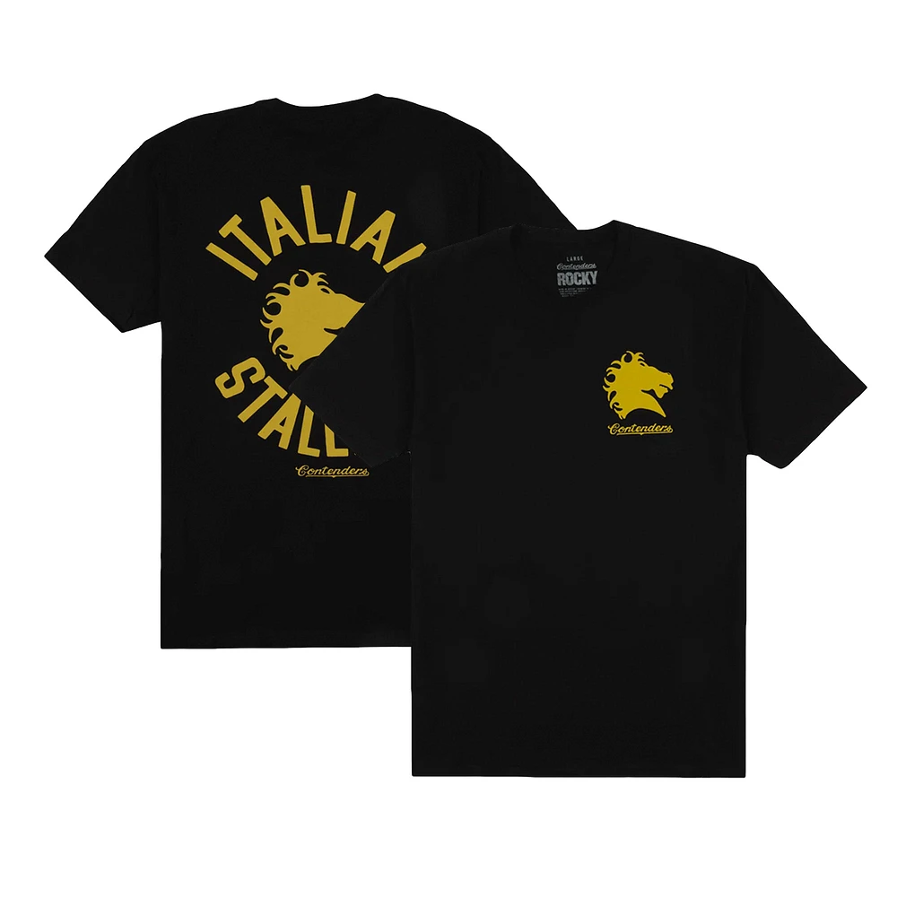 Men's Contenders Clothing Black Rocky Stallion Entrance T-Shirt