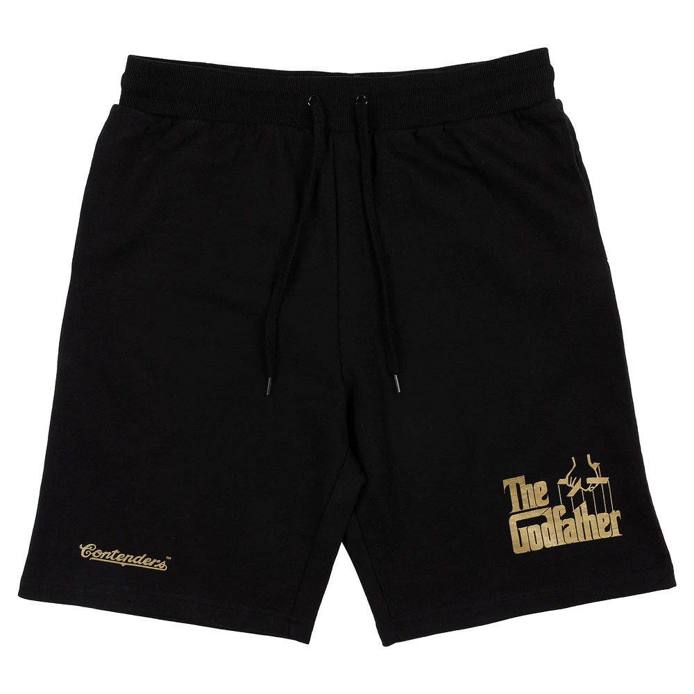 Men's Contenders Clothing Black The Godfather Sweat Shorts