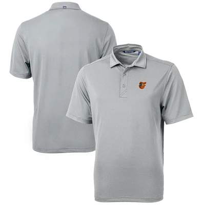 Men's Cutter & Buck Pewter Baltimore Orioles Big Tall Virtue Eco Pique Recycled Polo