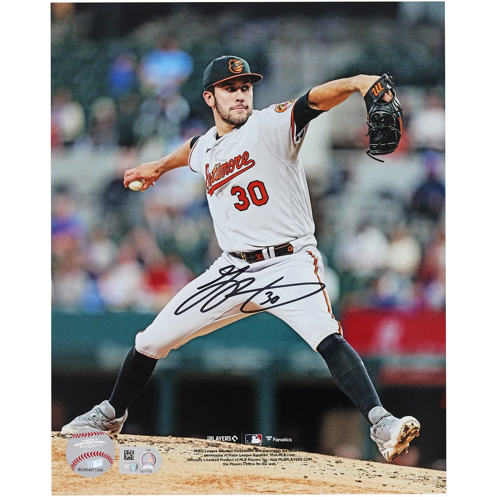 Grayson Rodriguez Baltimore Orioles Autographed 8" x 10" MLB Debut Photograph