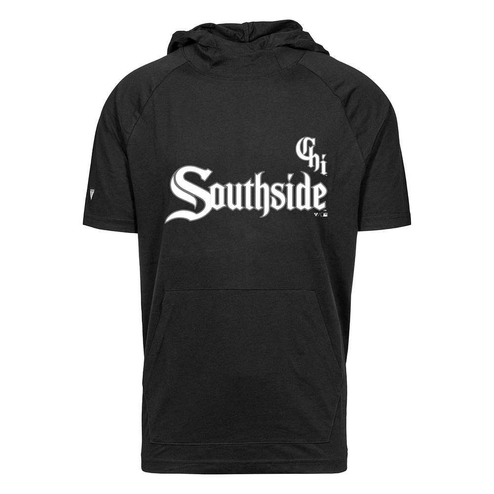 Men's Levelwear Black Chicago White Sox City Connect Phase Core Hoodie T-Shirt