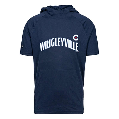 Men's Levelwear Navy Chicago Cubs City Connect Phase Core Hoodie T-Shirt