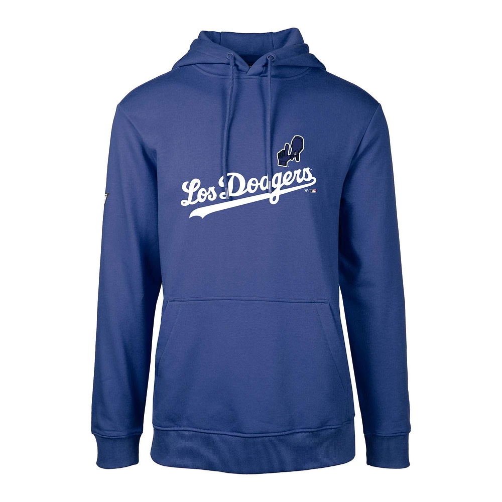 Men's Levelwear Royal Los Angeles Dodgers City Connect Podium Core Logo Pullover Hoodie