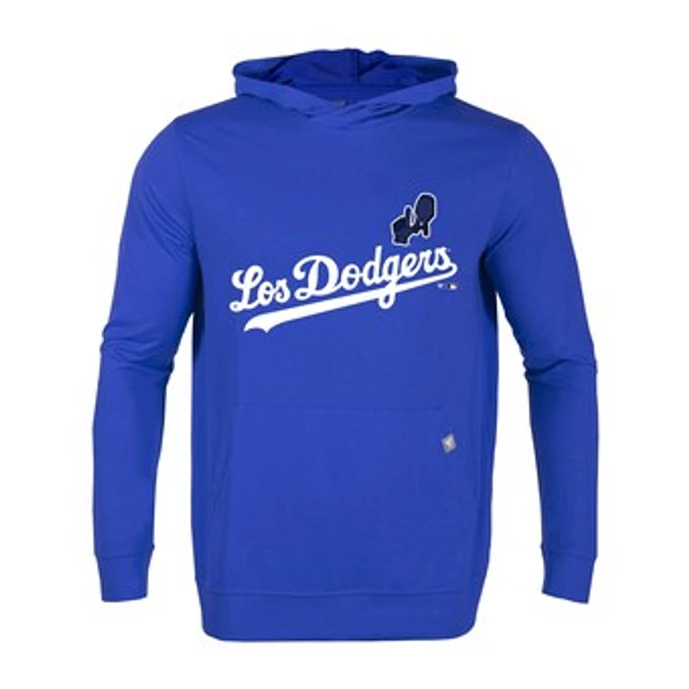 Men's Levelwear Royal Los Angeles Dodgers City Connect Relay Core Logo Pullover Hoodie