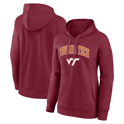 Women's Fanatics Maroon Virginia Tech Hokies Campus Pullover Hoodie