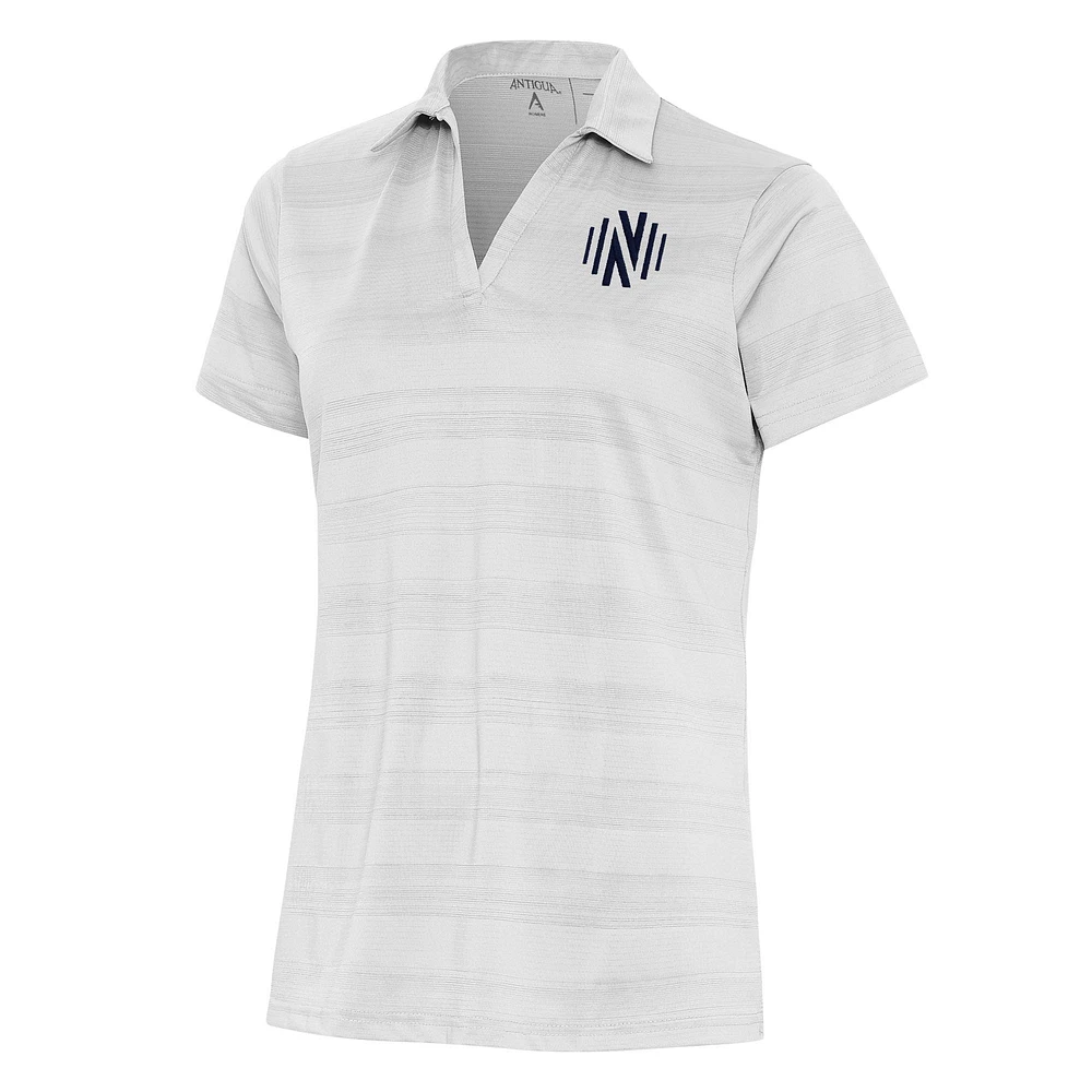 Women's Antigua White Nashville SC Compass Polo