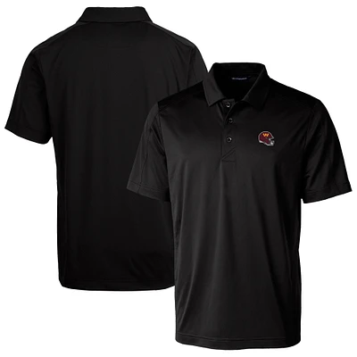Men's Cutter & Buck Washington Commanders Helmet Prospect Textured Stretch Polo