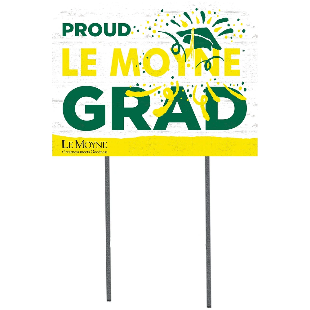 Le Moyne Dolphins 18" x 24" Yard Sign