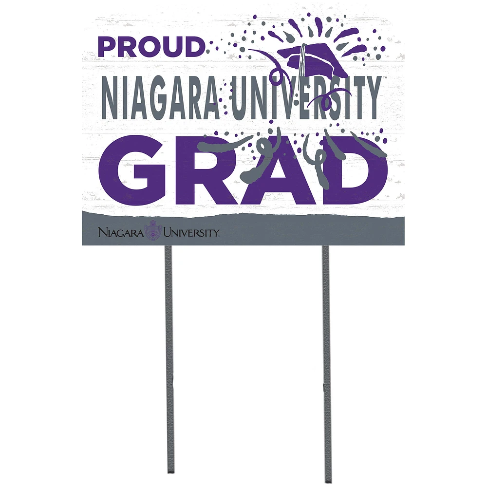 Niagara Purple Eagles 18" x 24" Yard Sign