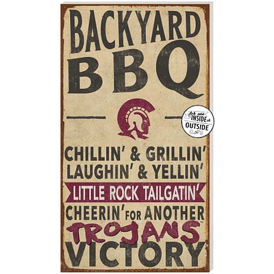 Arkansas Little Rock Trojans 11'' x 20'' Indoor/Outdoor BBQ Sign